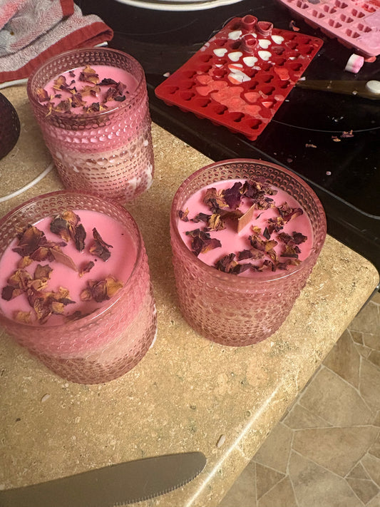 Honey rose cloud will come in clear glass jar